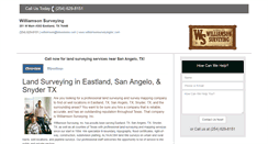 Desktop Screenshot of eastlandsurveying.com